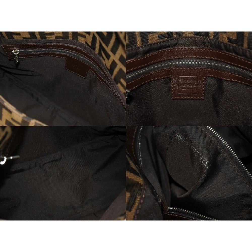 FENDI Zucca Mamma Bucket One Shoulder Hobo bag of brown canvas leather - Picture 10 of 10